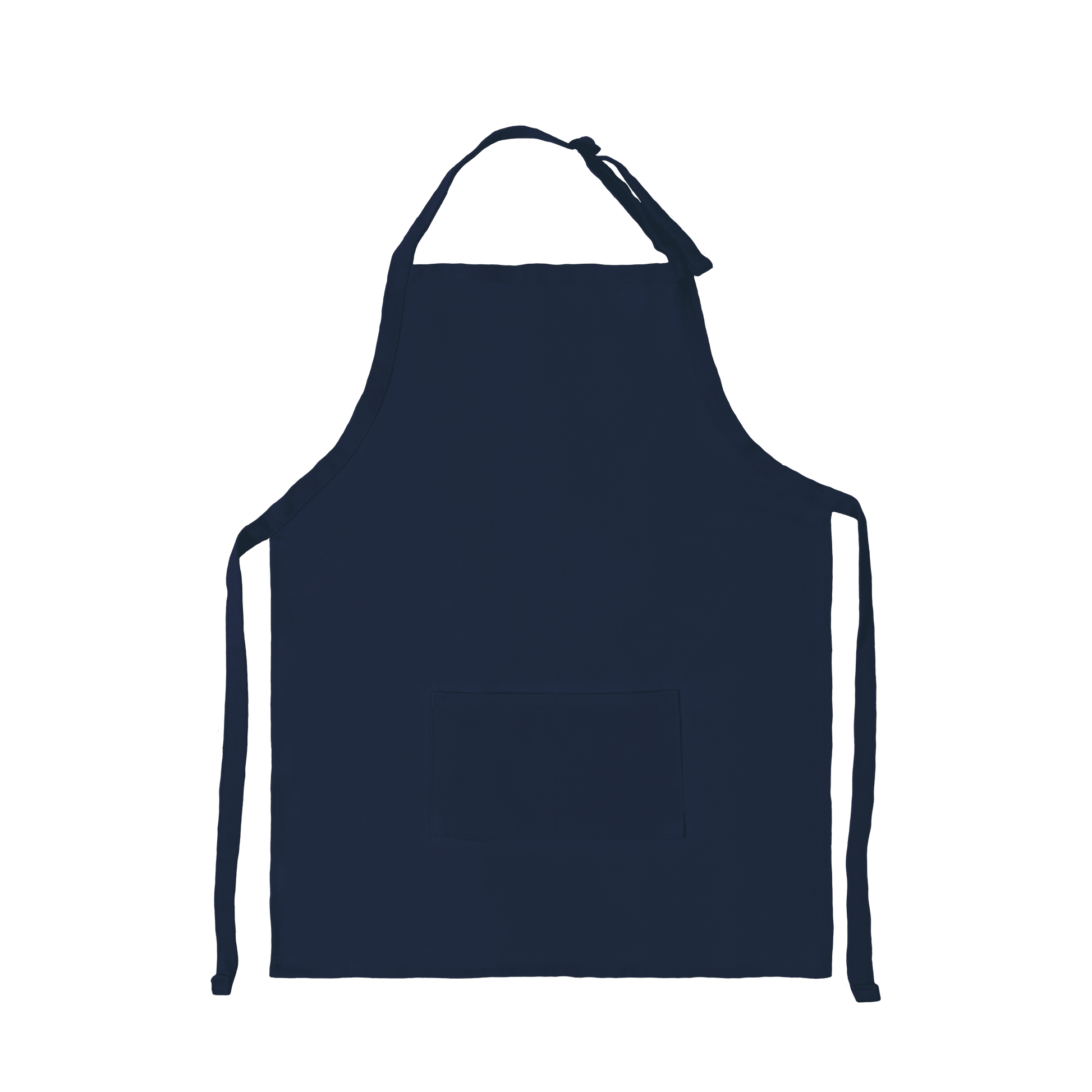 Apron with Patch Pockets Adjustable Neck Strap With Buckle