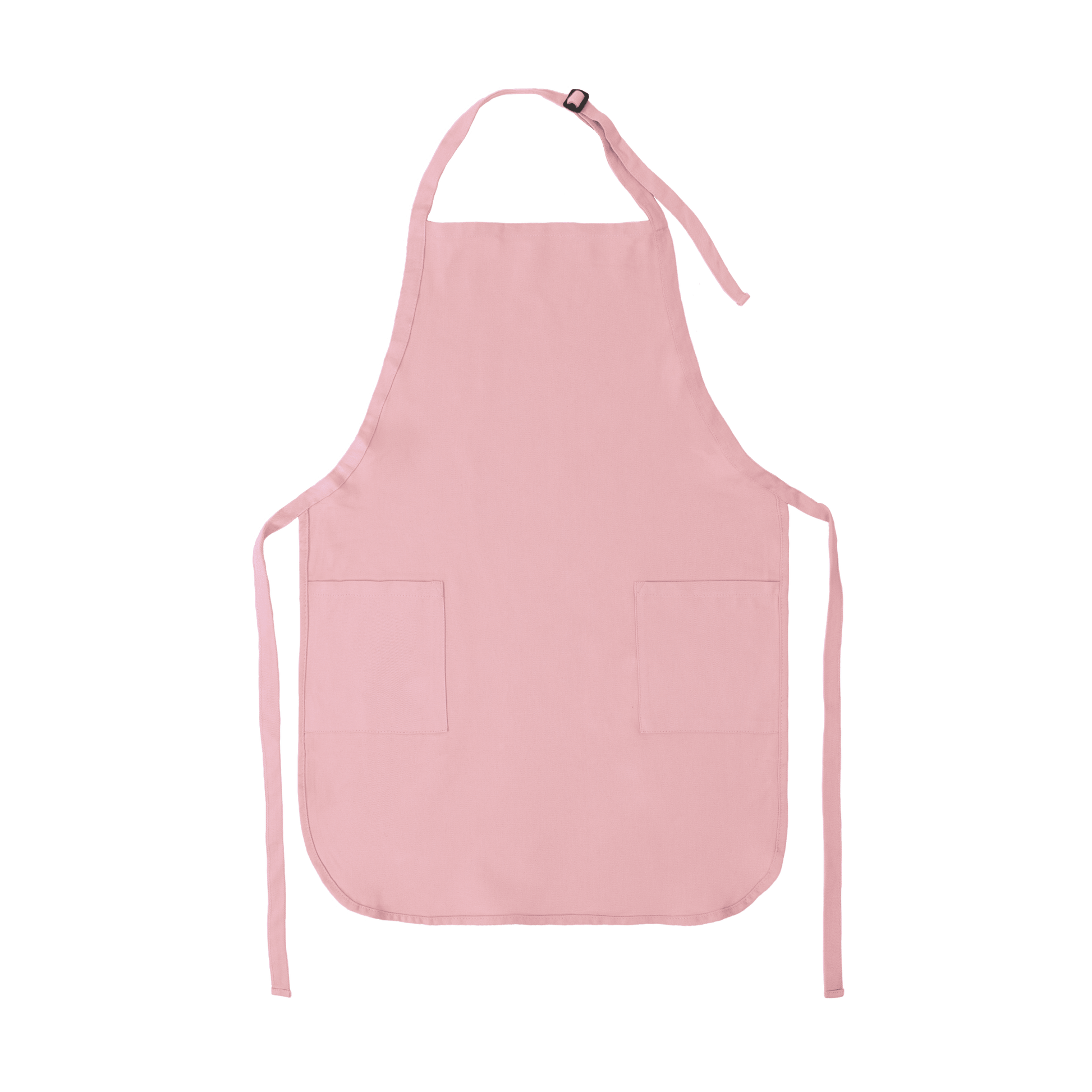 Apron with Patch Pockets Adjustable Neck Strap With Buckle