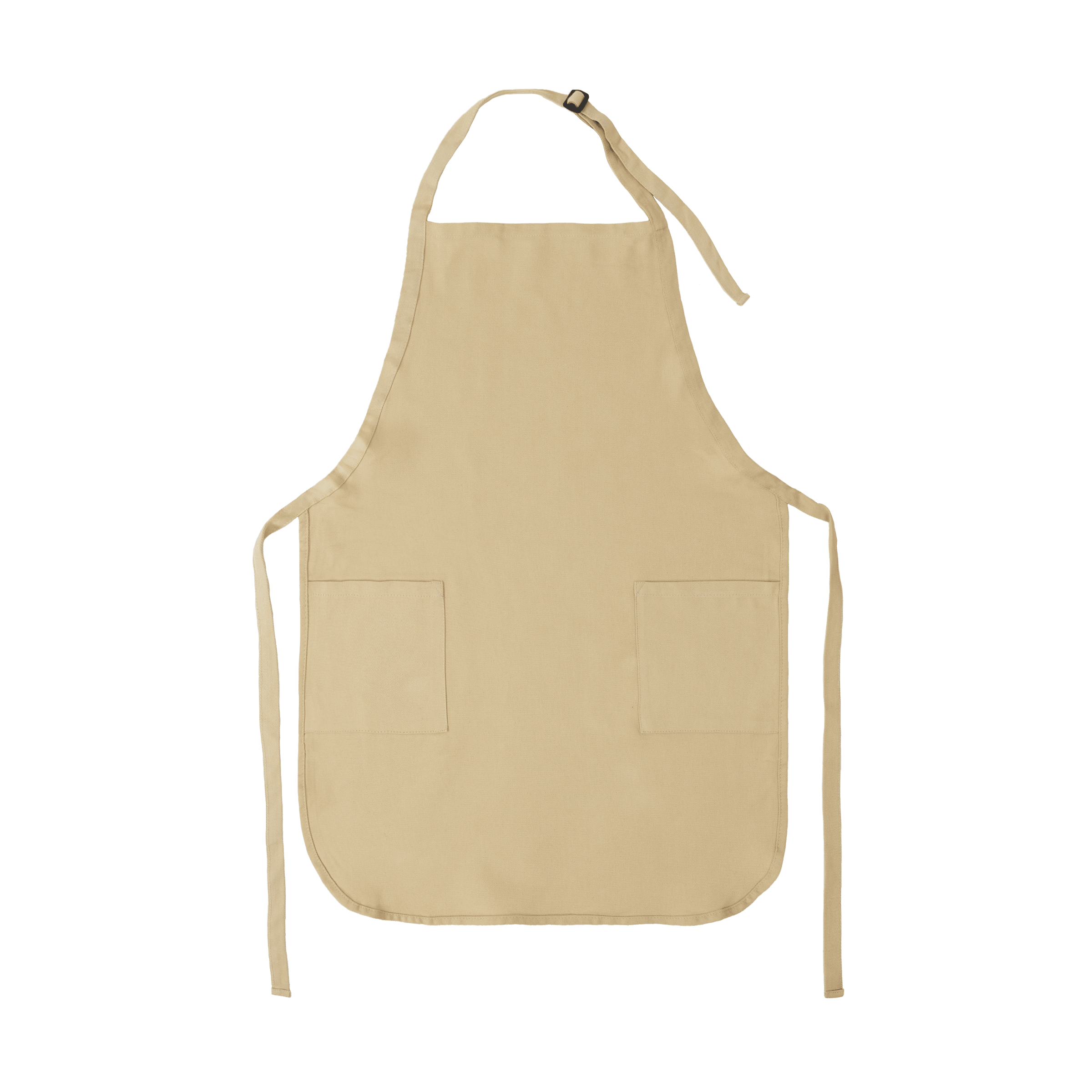 Apron with Patch Pockets Adjustable Neck Strap With Buckle - Cottonfelt