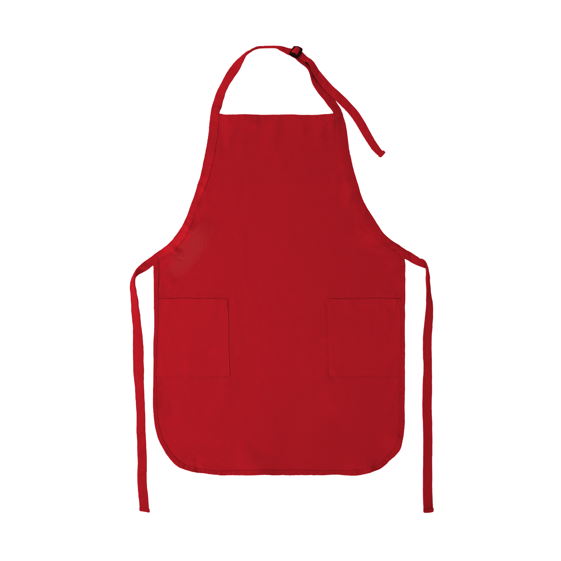 Apron with Patch Pockets Adjustable Neck Strap With Buckle - Cottonfelt