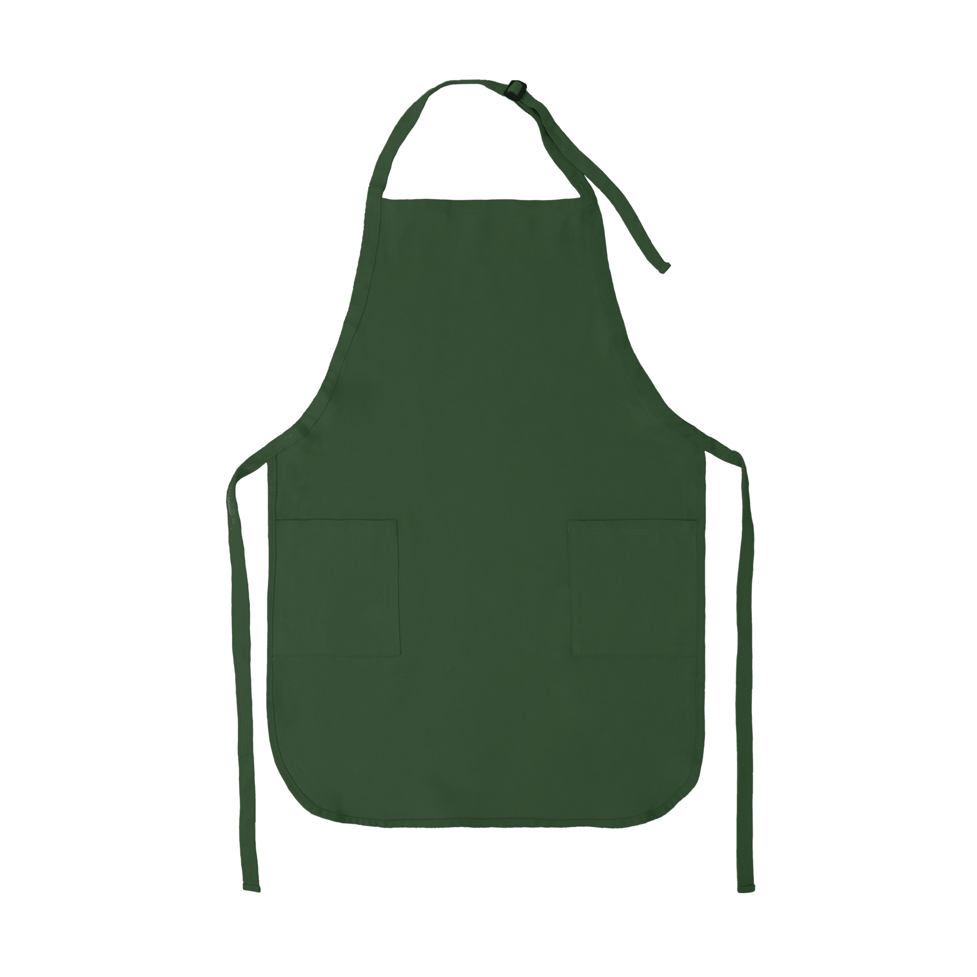 Apron with Patch Pockets Adjustable Neck Strap With Buckle - Cottonfelt