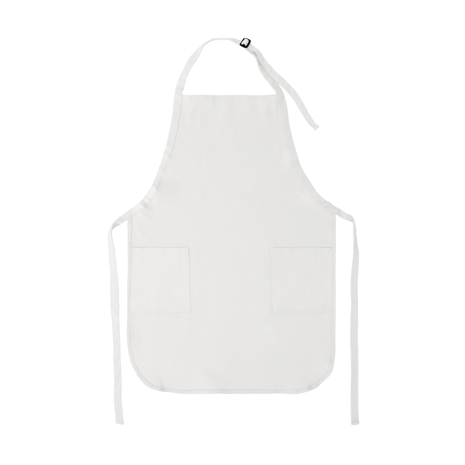 Apron with Patch Pockets Adjustable Neck Strap With Buckle - Cottonfelt
