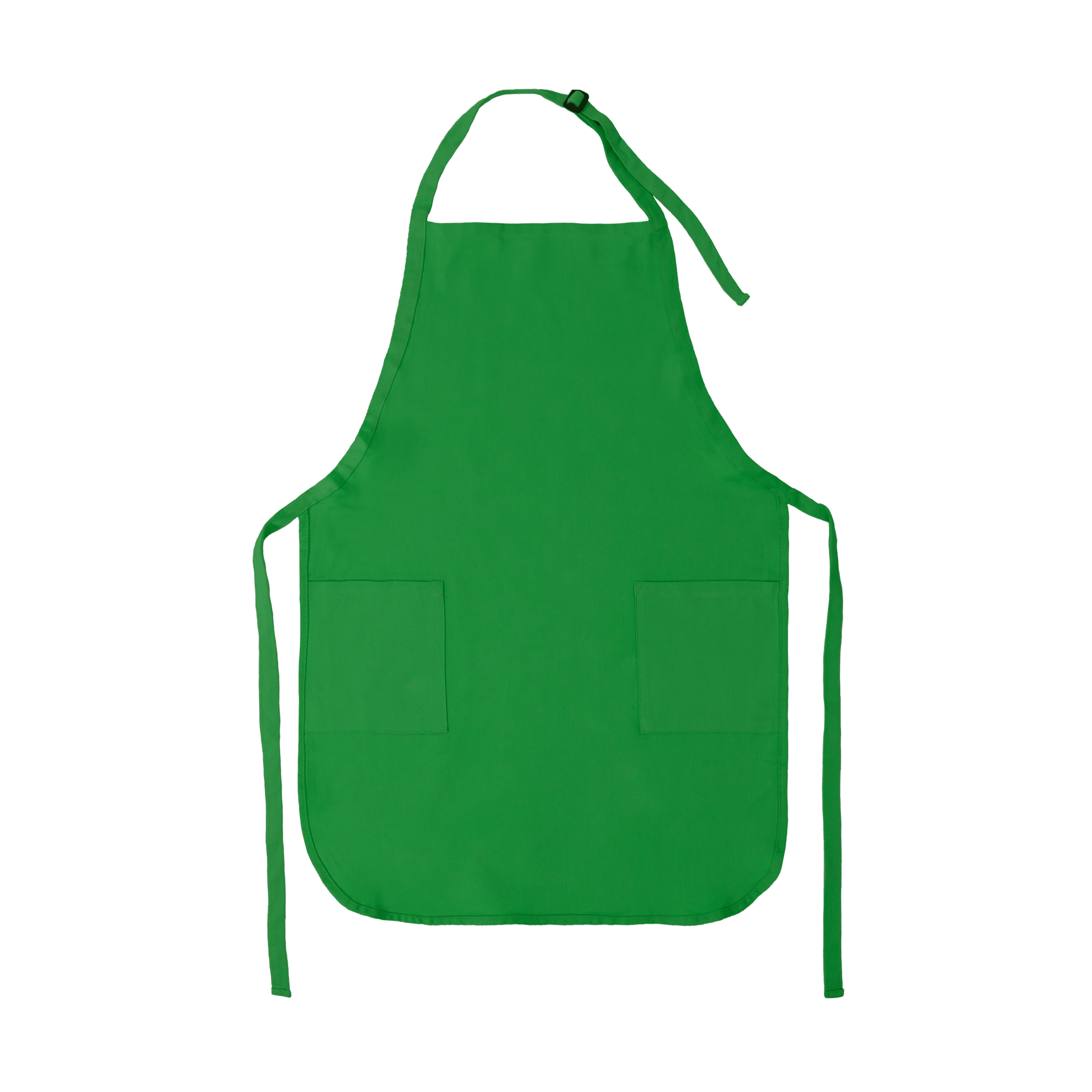 Apron with Patch Pockets Adjustable Neck Strap With Buckle - Cottonfelt