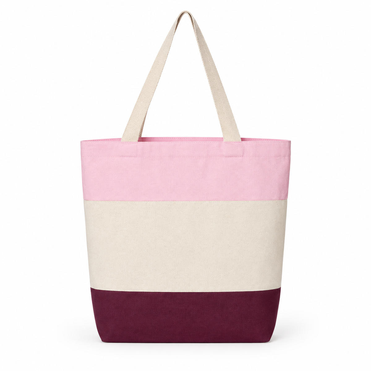 Cottonfelt Tri-Color Promotional Tote Bag