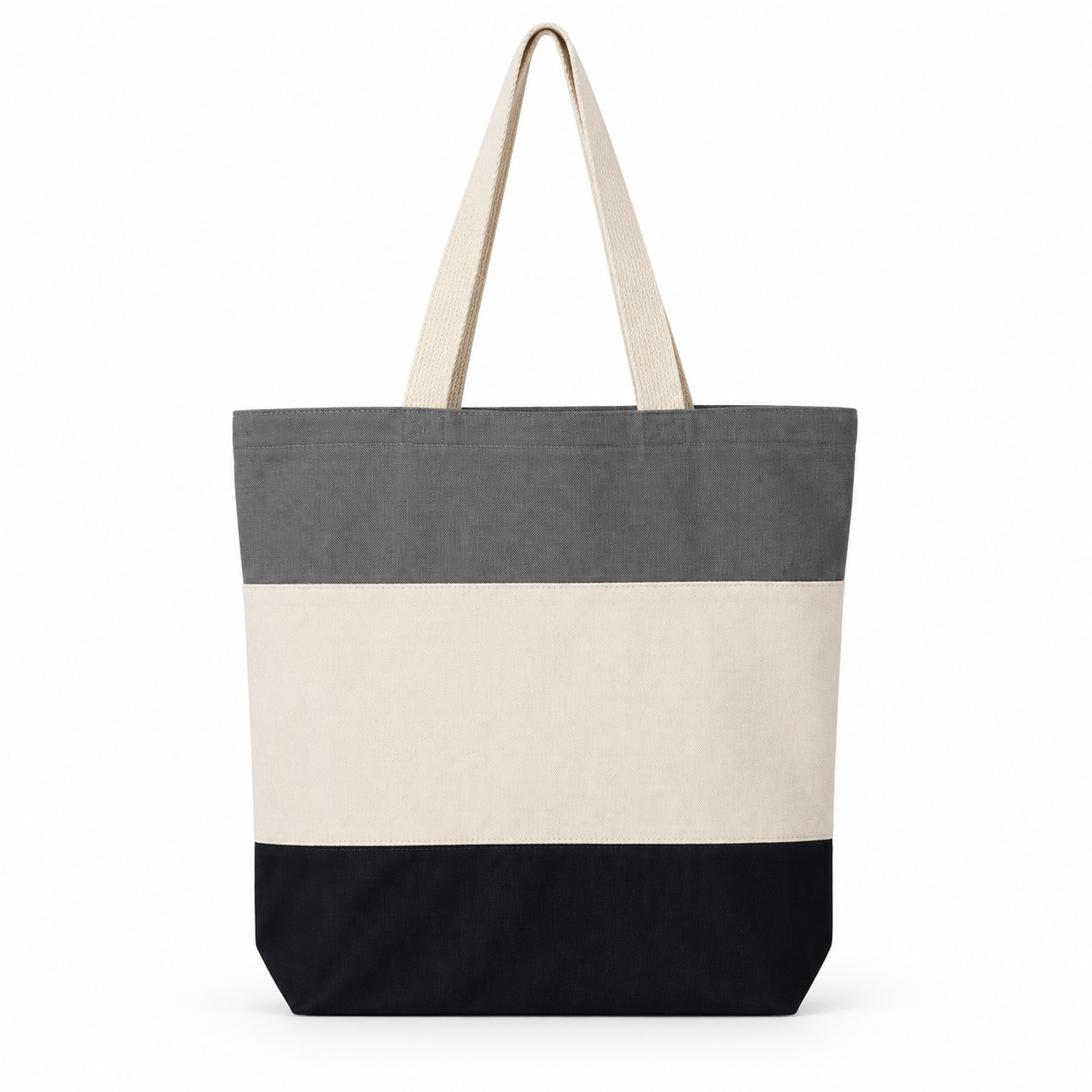 Cottonfelt Tri-Color Promotional Tote Bag